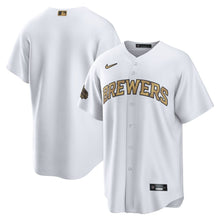 Load image into Gallery viewer, MLB Men's Milwaukee Brewers Nike White 2022 MLB All-Star Game Replica Blank Jersey