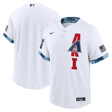 Load image into Gallery viewer, MLB Men's Arizona Diamondbacks Nike White 2021 MLB All-Star Game Replica Jersey