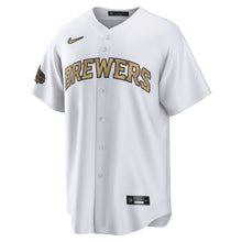 Load image into Gallery viewer, MLB Men's Milwaukee Brewers Nike White 2022 MLB All-Star Game Replica Blank Jersey