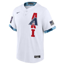 Load image into Gallery viewer, MLB Men's Arizona Diamondbacks Nike White 2021 MLB All-Star Game Replica Jersey