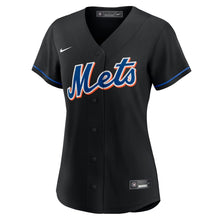 Load image into Gallery viewer, MLB Women's New York Mets Pete Alonso Nike Black 2022 Alternate Replica Player Jersey