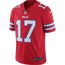 Load image into Gallery viewer, Men's Buffalo Bills Josh Allen Nike Red Color Rush Vapor Limited Jersey
