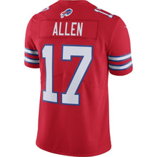 Load image into Gallery viewer, Men's Buffalo Bills Josh Allen Nike Red Color Rush Vapor Limited Jersey