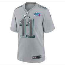 Load image into Gallery viewer, A.J. Brown Philadelphia Eagles Nike Super Bowl LVII Patch Atmosphere Fashion Game Jersey - Gray