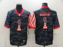 Load image into Gallery viewer, Men's Arizona Cardinals Kyler Murray Black Camo USA Flag Limited Jersey