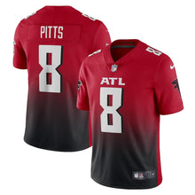 Load image into Gallery viewer, Men's Atlanta Falcons Kyle Pitts Nike Red Alternate 2 Vapor Limited Jersey