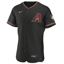 Load image into Gallery viewer, Men's Arizona Diamondbacks Nike Black Alternate Authentic Team Jersey