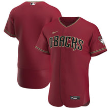 Load image into Gallery viewer, Men's Arizona Diamondbacks Nike Crimson Alternate Authentic Team Jersey