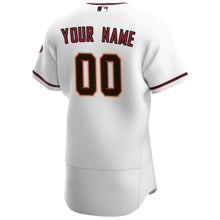 Load image into Gallery viewer, Men's Arizona Diamondbacks Nike White Home Authentic Custom Jersey