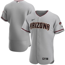 Load image into Gallery viewer, Men's Arizona Diamondbacks Nike Gray Road Authentic Team Jersey