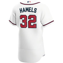 Load image into Gallery viewer, Men's Atlanta Braves Cole Hamels Nike White Home Authentic Player Jersey