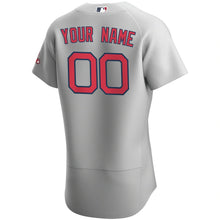 Load image into Gallery viewer, Men's Boston Red Sox Nike Gray Road Authentic Custom Jersey