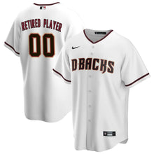 Load image into Gallery viewer, Men's Arizona Diamondbacks Nike White Home Pick-A-Player Retired Roster Replica Jersey