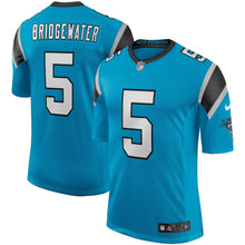 Load image into Gallery viewer, Men's Carolina Panthers Teddy Bridgewater Nike Blue Vapor Limited Jersey