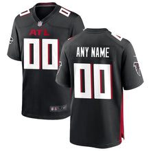 Load image into Gallery viewer, Men's Atlanta Falcons Nike Black Custom Game Jersey
