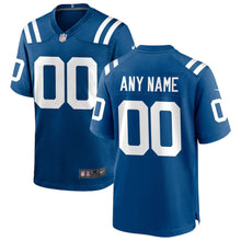 Load image into Gallery viewer, Men's Nike Indianapolis Colts Royal Custom Game Jersey