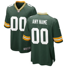 Load image into Gallery viewer, Men's Green Bay Packers Nike Green Custom Game Jersey
