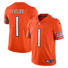 Load image into Gallery viewer, Men's Chicago Bears Justin Fields Nike Orange Alternate Vapor Limited Jersey