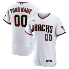Load image into Gallery viewer, MLB Men&#39;s Arizona Diamondbacks Nike White Home Authentic Custom Jersey