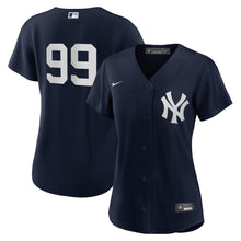 Load image into Gallery viewer, MLB Women&#39;s New York Yankees Aaron Judge Nike Navy 2020 Spring Training Replica Player Jersey
