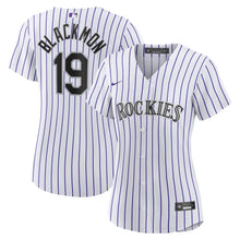 Load image into Gallery viewer, MLB Women&#39;s Colorado Rockies Charlie Blackmon Nike White Home Replica Player Jersey
