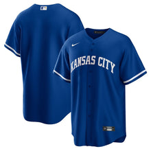 Load image into Gallery viewer, MLB Men&#39;s Kansas City Royals Nike Royal Alternate Replica Team Jersey