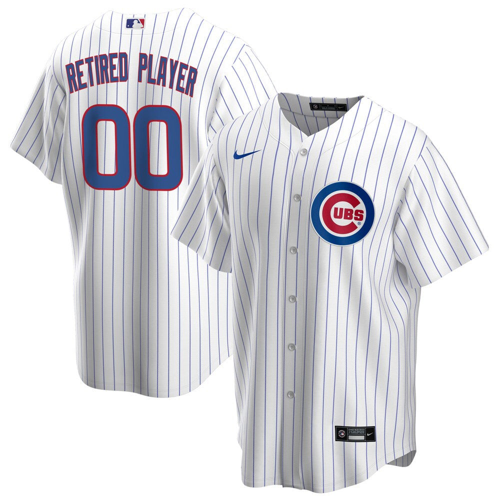MLB Men's Chicago Cubs Nike White Home Pick-A-Player Retired Roster Replica Jersey