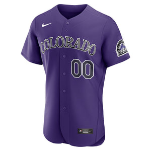 MLB Men's Colorado Rockies Nike White Home Authentic Custom Jersey