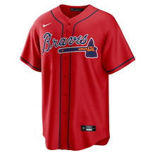 Load image into Gallery viewer, MLB Men&#39;s Atlanta Braves Ronald Acuna Jr. Nike Gray Road Replica Player Name Jersey