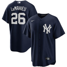 Load image into Gallery viewer, MLB Men&#39;s New York Yankees DJ LeMahieu Nike Gray Road Replica Player Jersey