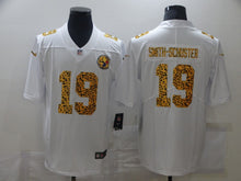 Load image into Gallery viewer, Pittsburgh Steelers JuJu Smith-Schuster Nike Flocked Leopard Print Vapor Limited Jersey