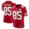 Men's San Francisco 49ers George Kittle Nike Scarlet 75th Anniversary Vapor Limited Jersey