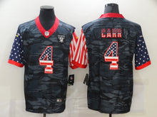 Load image into Gallery viewer, Men&#39;s Las Vegas Raiders Derek Carr Black Camo USA Flag Limited Jersey
