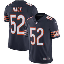Load image into Gallery viewer, Men&#39;s Chicago Bears Khalil Mack Nike Navy Vapor Limited Jersey
