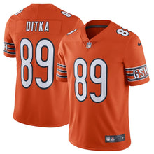 Load image into Gallery viewer, Men&#39;s Chicago Bears Mike Ditka Nike Orange Alternate Vapor Untouchable Limited Retired Player Jersey