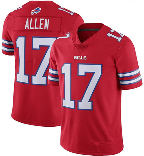 Men's Buffalo Bills Josh Allen Nike Red Color Rush Vapor Limited Jersey