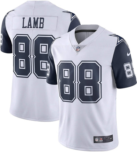 Men's Dallas Cowboys CeeDee Lamb Nike White 2nd Alternate Vapor Limited Jersey