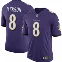 Load image into Gallery viewer, Men&#39;s Baltimore Ravens Lamar Jackson Nike Black Speed Machine Limited Jersey