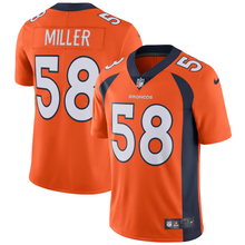 Load image into Gallery viewer, Men&#39;s Denver Broncos Von Miller Nike Orange Vapor Untouchable Limited Player Jersey