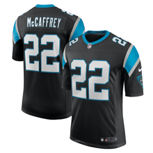 Load image into Gallery viewer, Men&#39;s Carolina Panthers Christian McCaffrey Nike Black Classic Limited Jersey