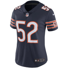 Load image into Gallery viewer, Women&#39;s Chicago Bears Khalil Mack Nike Navy Vapor Limited Player Jersey