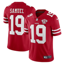 Load image into Gallery viewer, Men&#39;s San Francisco 49ers Deebo Samuel Nike White 75th Anniversary 2nd Alternate Vapor Limited Jersey