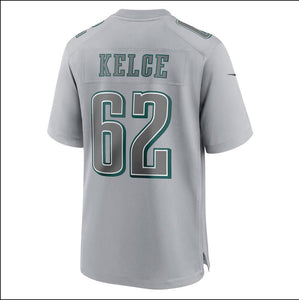 Jason Kelce Philadelphia Eagles Nike Super Bowl LVII Patch Atmosphere Fashion Game Jersey - Gray