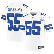Load image into Gallery viewer, Men&#39;s Dallas Cowboys Leighton Vander Esch Nike Navy 60th Anniversary Limited Jersey