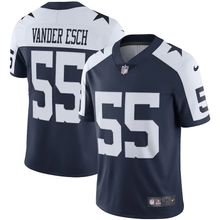 Load image into Gallery viewer, Men&#39;s Dallas Cowboys Leighton Vander Esch Nike Navy Alternate Vapor Limited Jersey