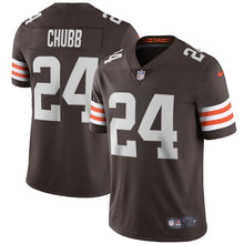 Load image into Gallery viewer, Men&#39;s Cleveland Browns Nick Chubb Nike Brown Vapor Limited Jersey