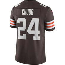 Load image into Gallery viewer, Men&#39;s Cleveland Browns Nick Chubb Nike Brown Vapor Limited Jersey