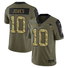 Load image into Gallery viewer, Men&#39;s New England Patriots Mac Jones Nike Camo 2021 Salute To Service Limited Player Jersey