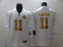Load image into Gallery viewer, Pittsburgh Steelers Chase Claypool Nike Flocked Leopard Print Vapor Limited Jersey