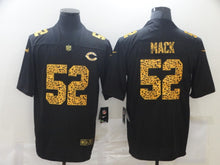 Load image into Gallery viewer, Men&#39;s Chicago Bears Khalil Mack Nike Black Leopard Print Vapor Limited Jersey